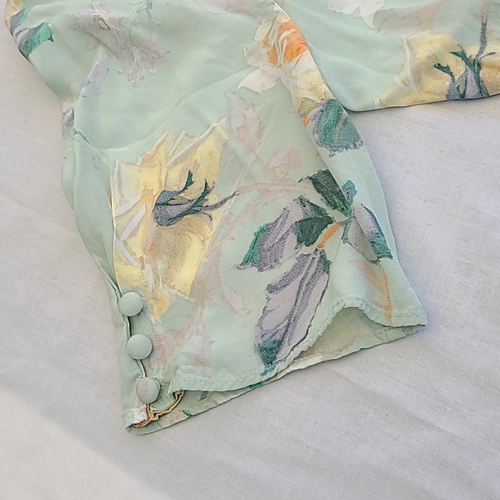 Paris Atelier Floral Drop Waist Dress Size 6 - Picture 5 of 6